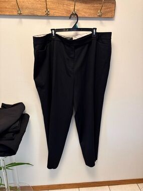 Talbots Heritage Fit Women’s Black Wool Dress Pants Size 22W
